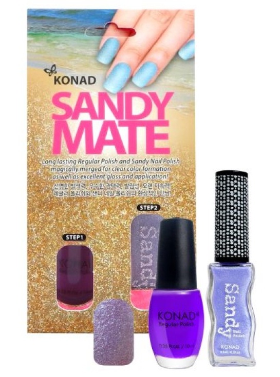 Esmalte de arena mate KONAD - 02 Violet