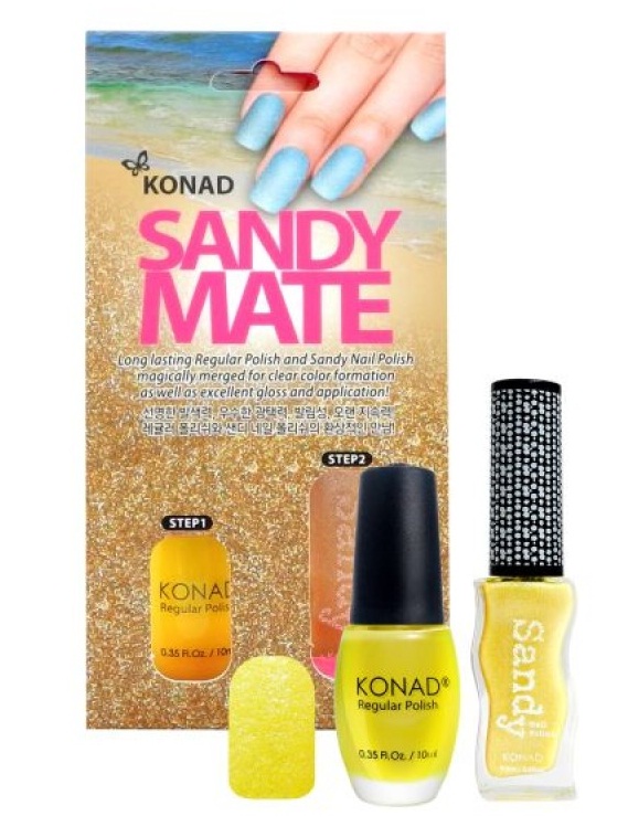 Esmalte de arena mate KONAD - 04 Yellow