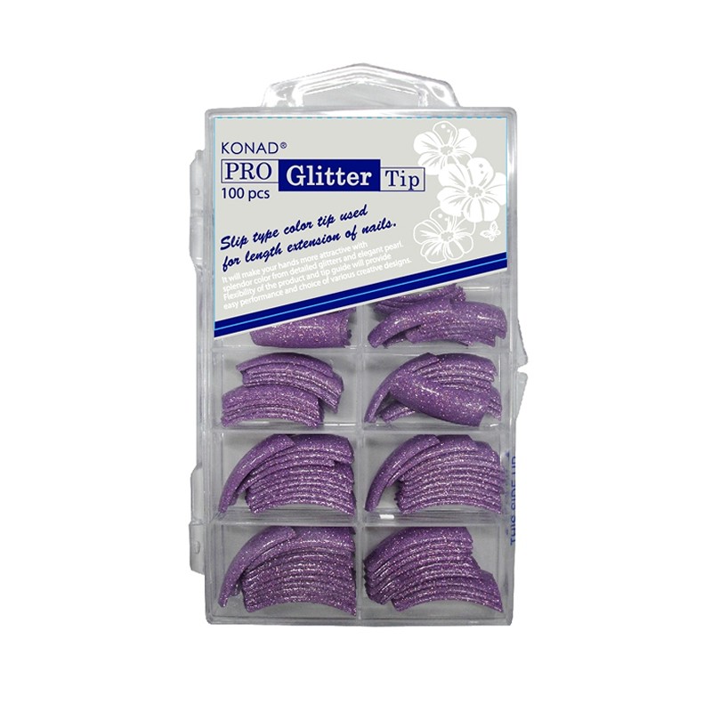 Pro Glitter 100 tip -Purple