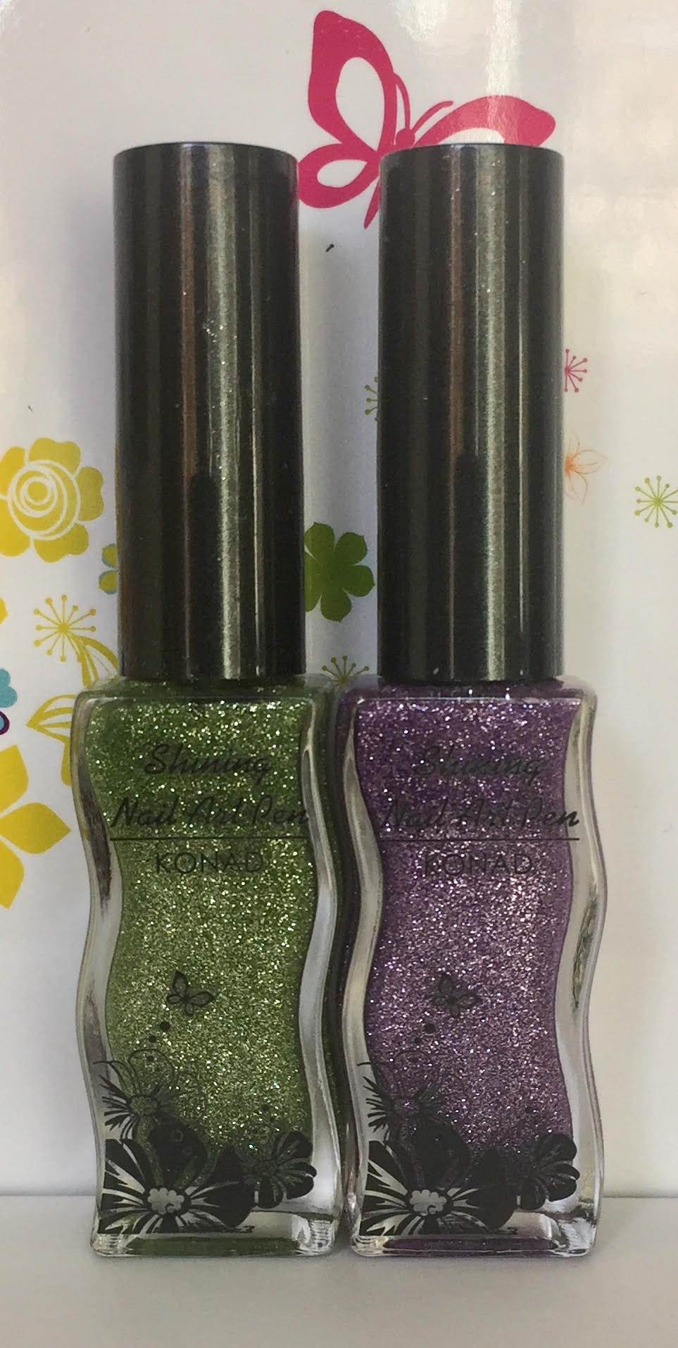 Set 2 Shining Nail Art Pen Konad