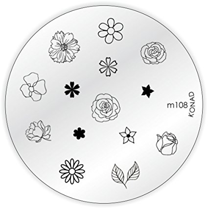 Placa de diseños KONAD. m108