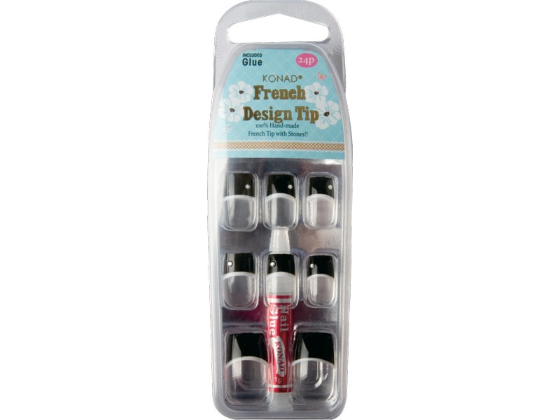 Konad French Design tip Cubic KFDT 8 - Black